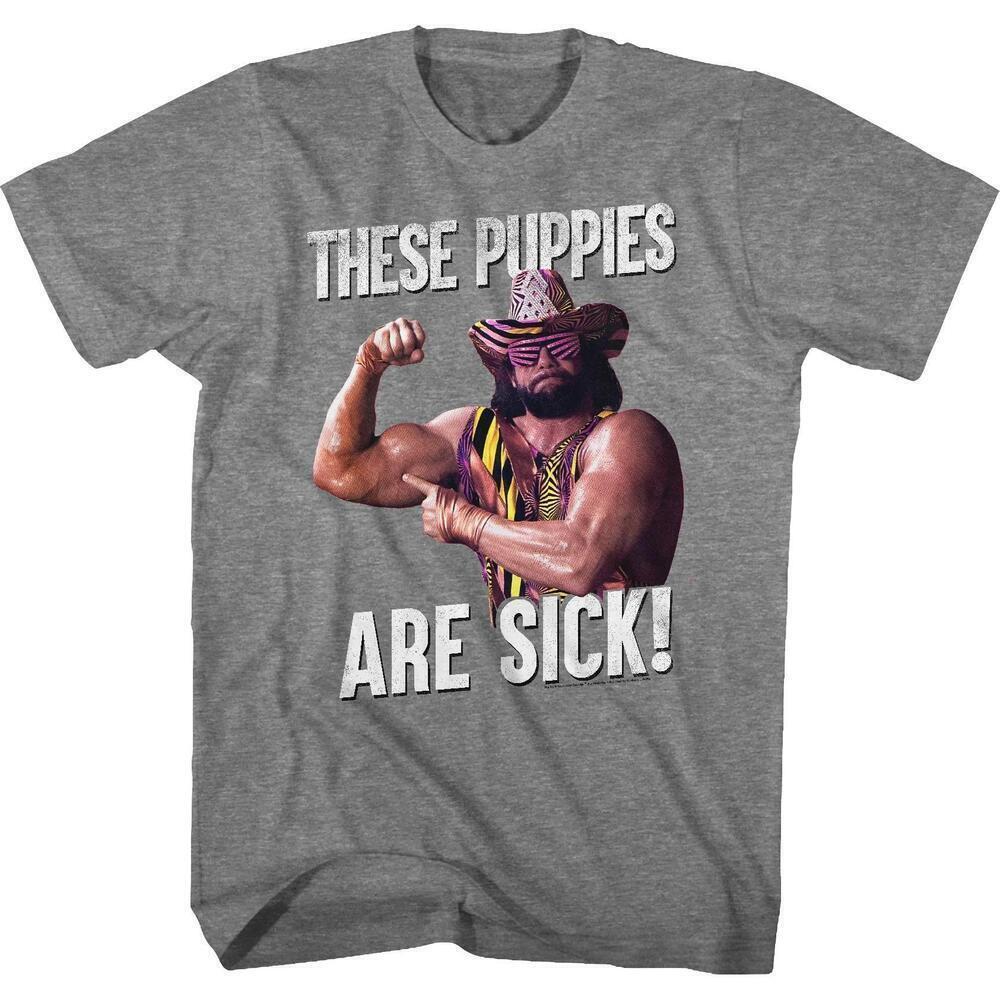 These Puppies Are Sick Macho Man Randy Savage Wrestling T-Shirt